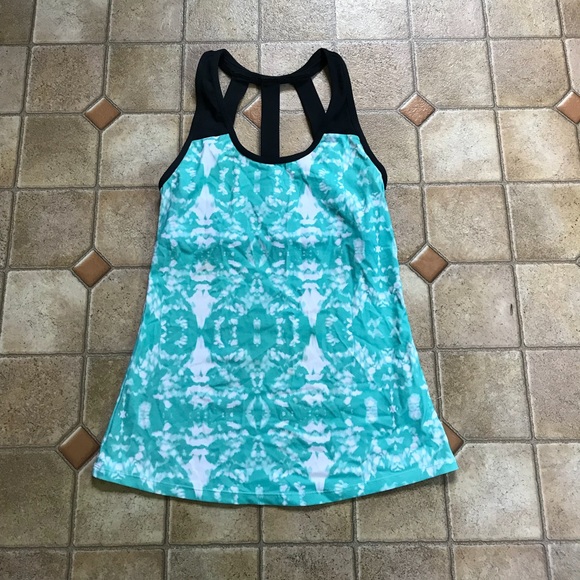 Fabletics Zion tank teal white black size XXS - Picture 2 of 6